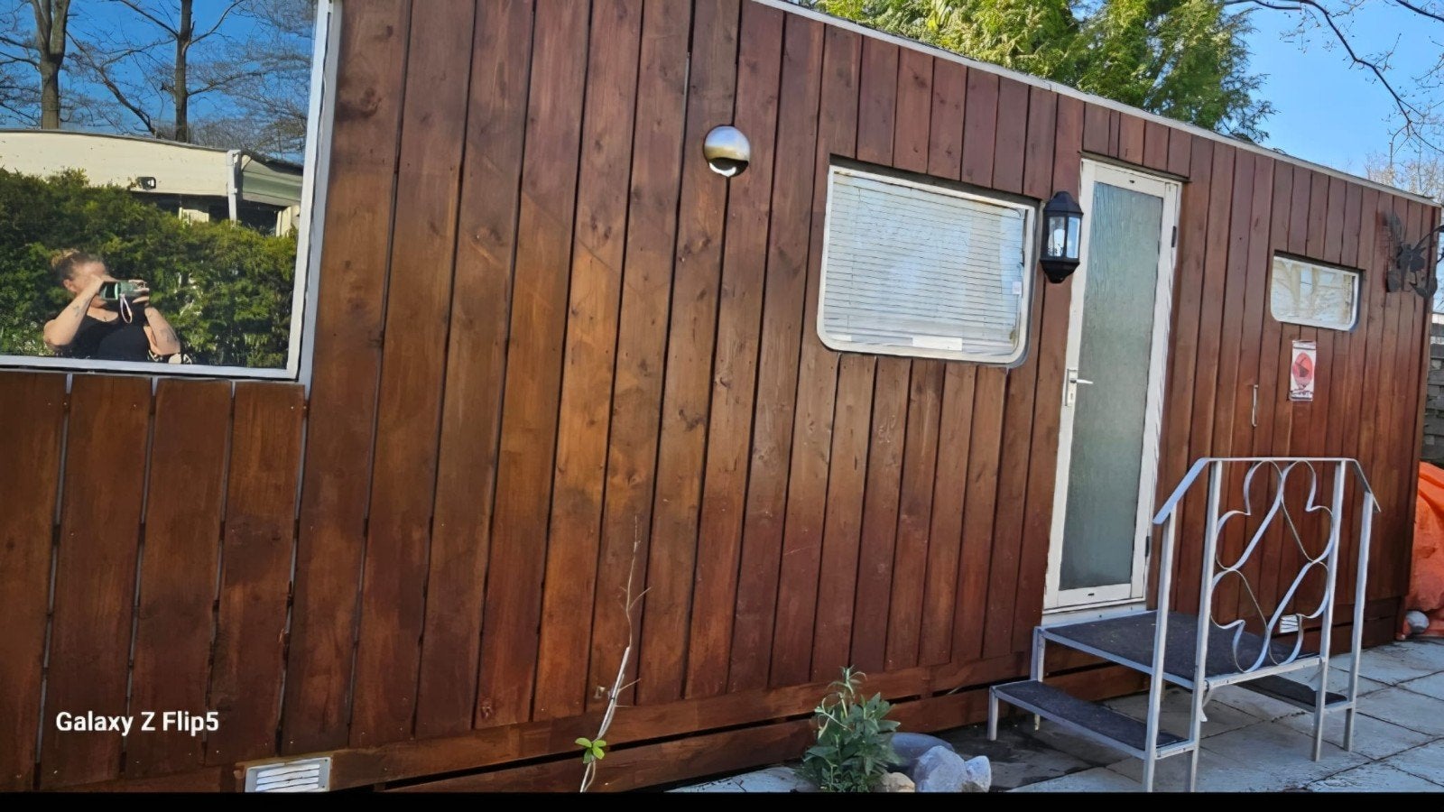 gezellige opgeknapte caravan in drenthse natuur, Caravans en Kamperen, Rondzit, Tot en met 2, Particulier, 6 tot 7 meter