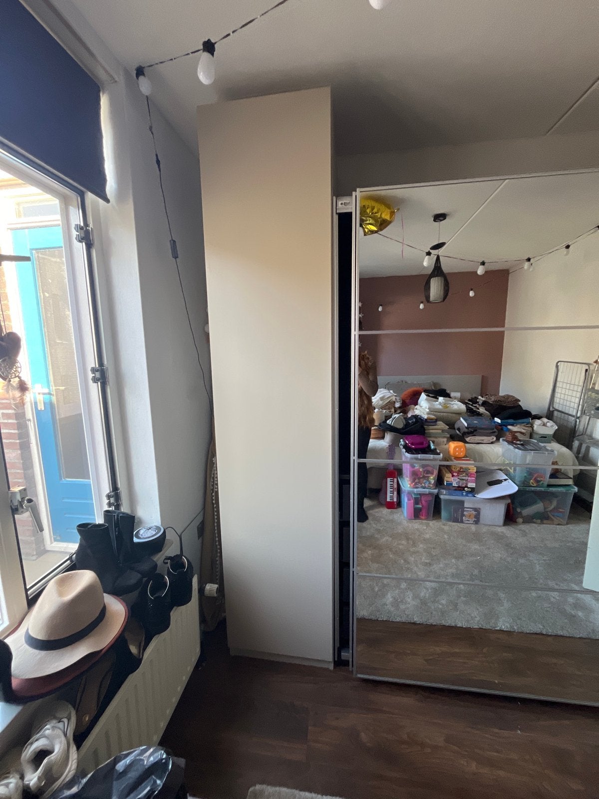 IKEA Pax Forsand deur 220x50 beige (incl. scharnieren), Ophalen, 200 cm of meer, 50 tot 100 cm, Zo goed als nieuw