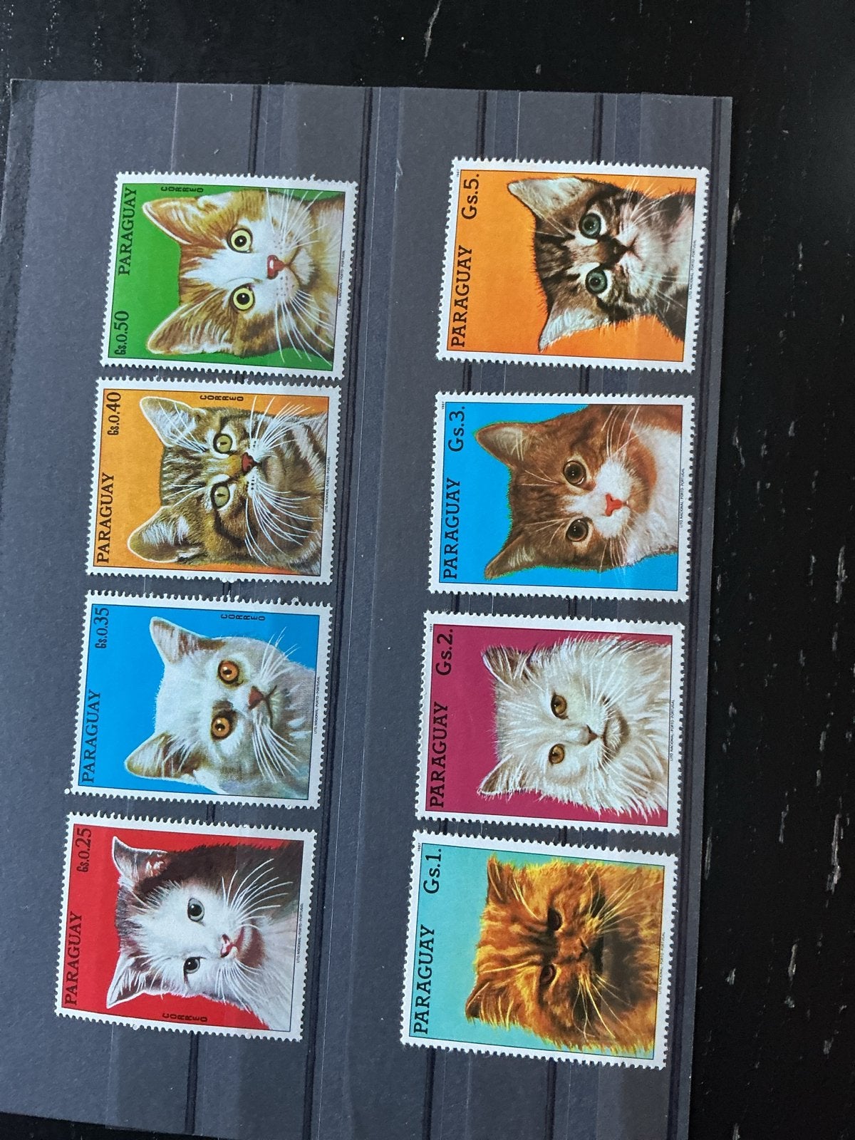 Paraguay Postzegels Katten Serie - ongestempeld, Ophalen of Verzenden, Postfris