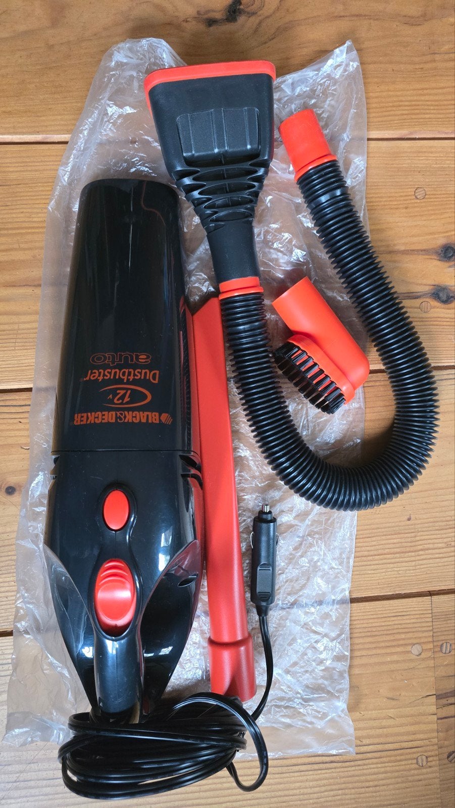 Black & Decker 12V Dustbuster Auto Stofzuiger, Ophalen of Verzenden, Zo goed als nieuw