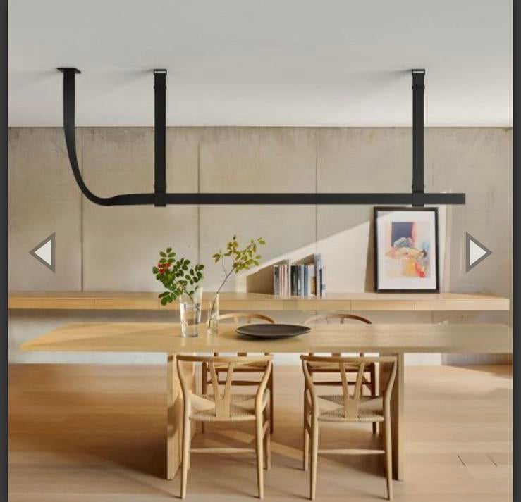 Flos belt black leather hanglamp zwart, Ophalen, Zo goed als nieuw