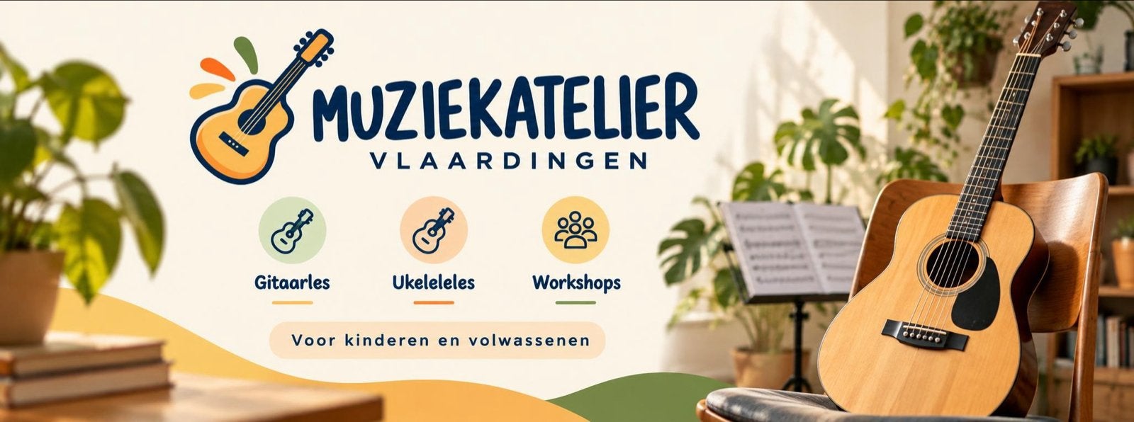 Gitaarles/ Ukeleleles/ Workshops, Diensten en Vakmensen, Privéles, Snaarinstrumenten