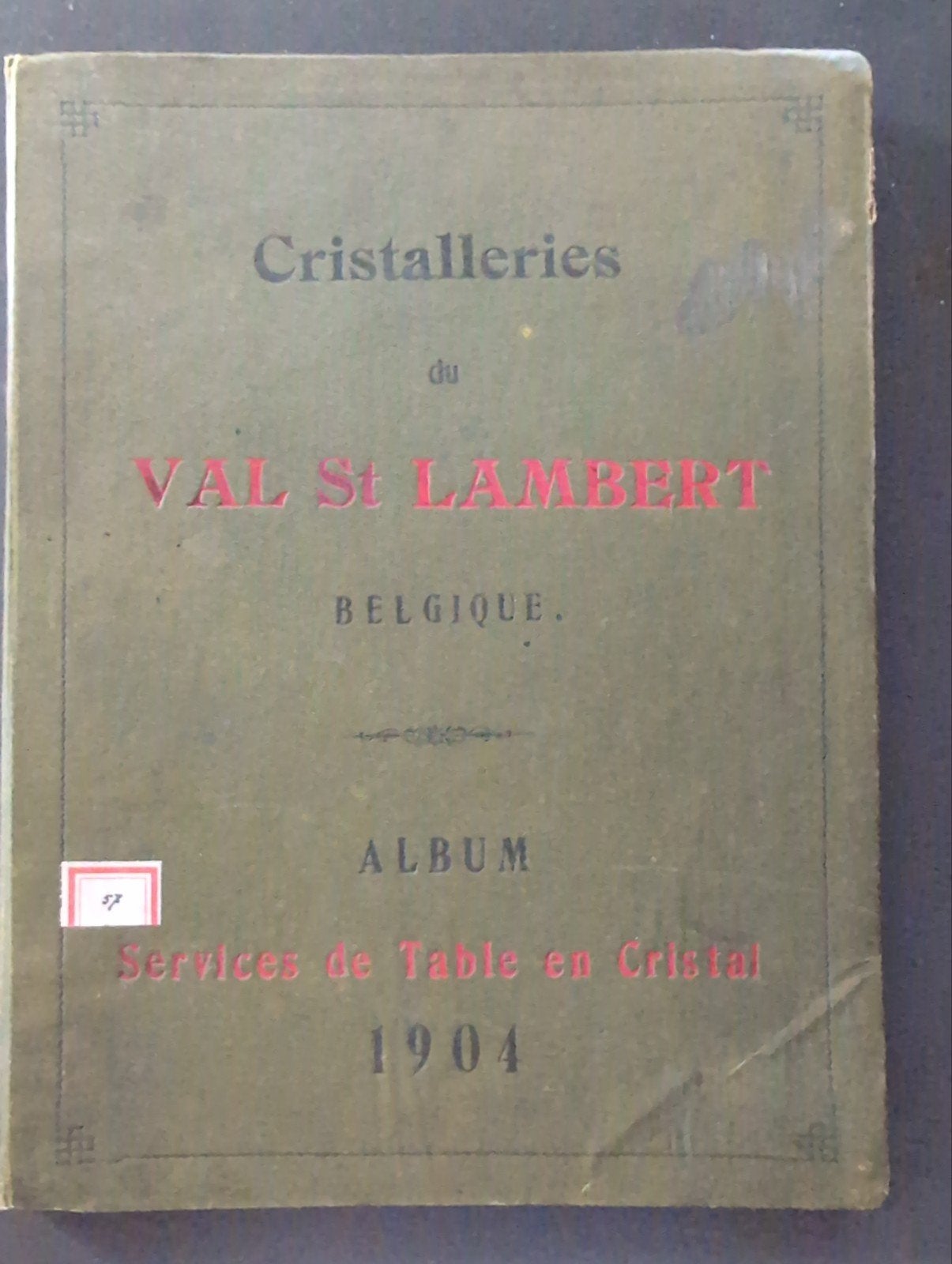 Catalogus Val St Lambert 1904, Antiek en Kunst, Antiek | Glas en Kristal, Ophalen of Verzenden
