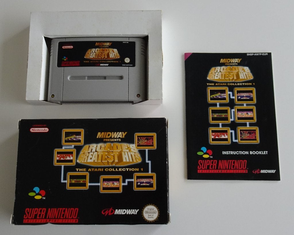 Arcade's Greatest Hits Atari Collection 1 -- Super Nintendo, Ophalen, Overige genres, 1 speler, Zo goed als nieuw