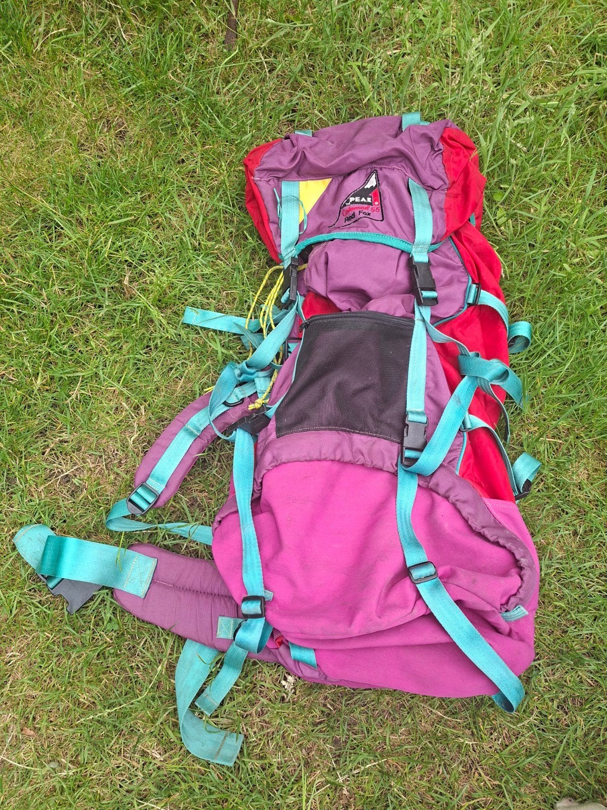 Peak Coleman 55 Red Fox Rugzak - Vintage Wandelrugzak, Ophalen, Gebruikt