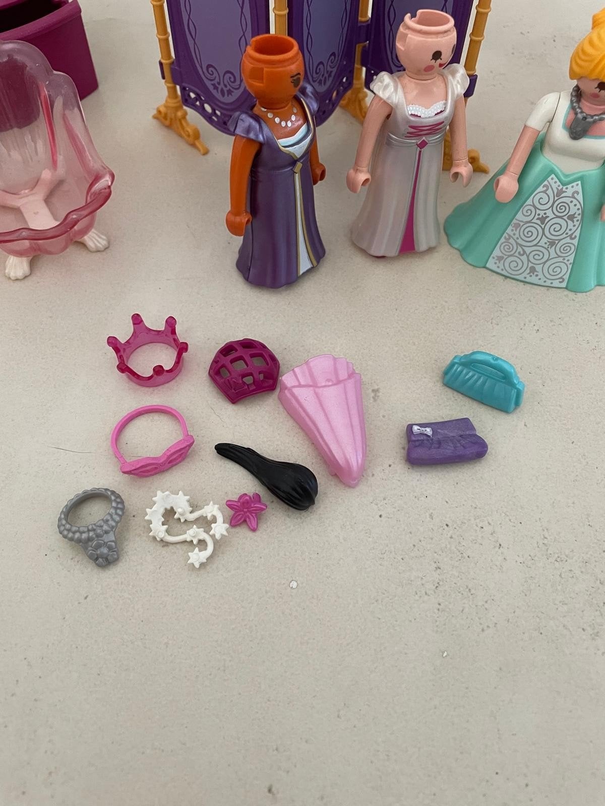 Playmobil Prinsessen Kleedkamer met Figuren en Accessoires, Complete set, Ophalen of Verzenden, Zo goed als nieuw, Princess
