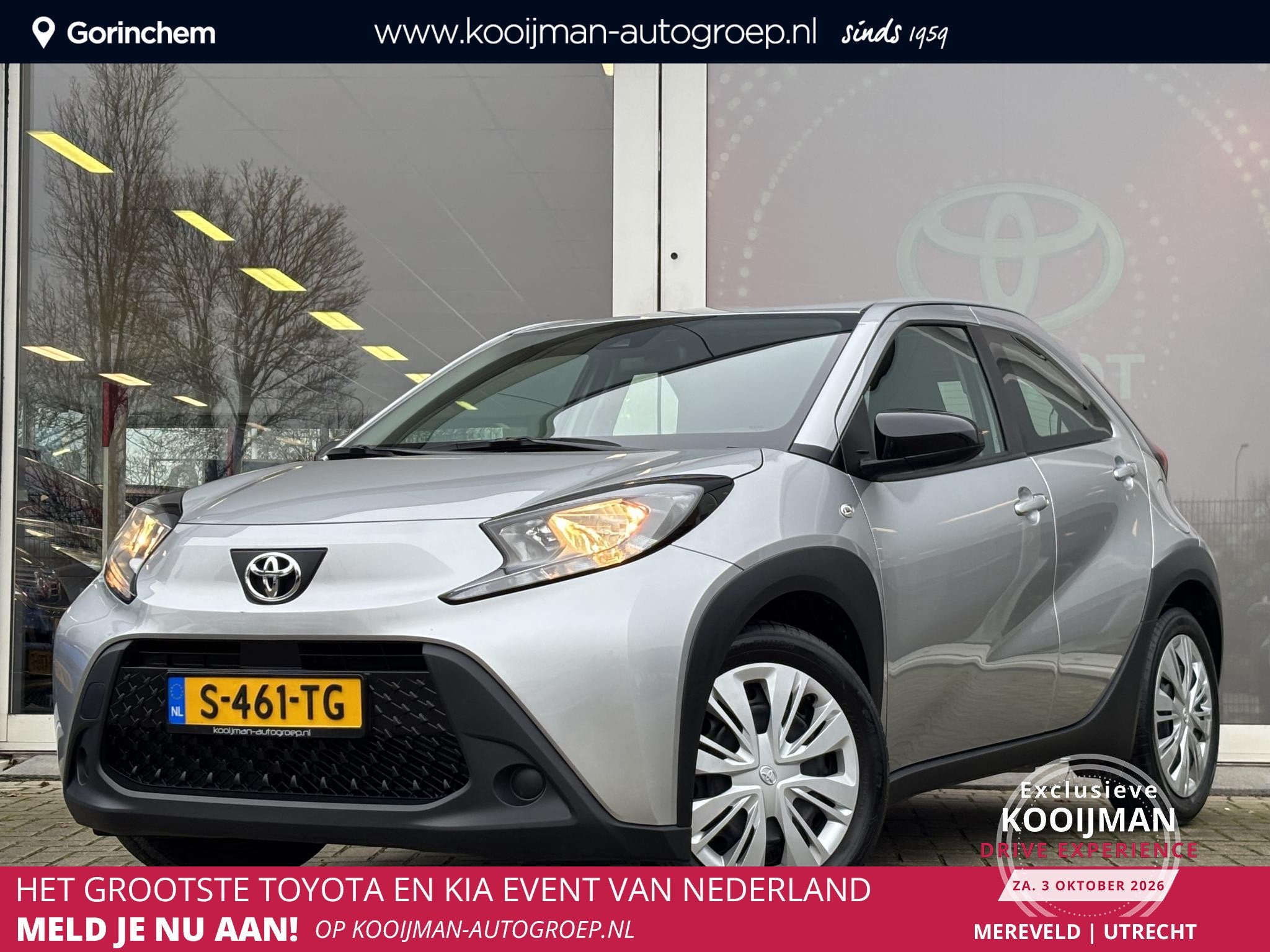 Toyota Aygo X 1.0 VVT-i MT Play | Apple Carplay/Android Auto, Stof, Gebruikt, 920 kg, 4 stoelen