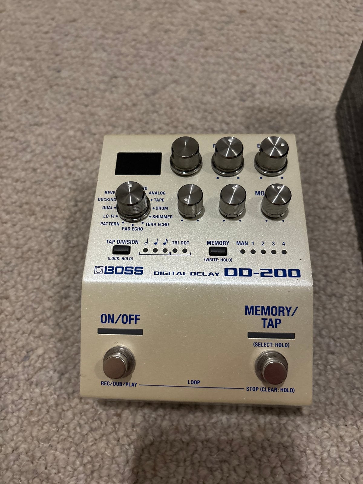 Boss DD-200 Digital Delay Pedaal - Zo goed als nieuw, Muziek en Instrumenten, Effecten, Ophalen of Verzenden, Zo goed als nieuw
