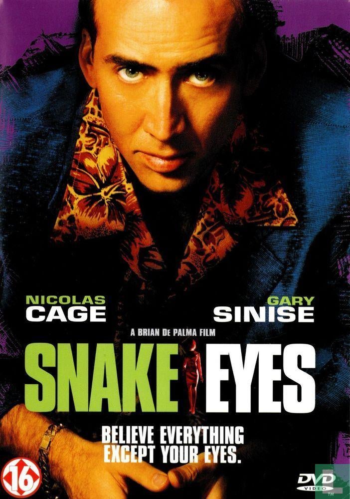 Snake Eyes, Vanaf 16 jaar, Ophalen of Verzenden, Zo goed als nieuw, Actiethriller