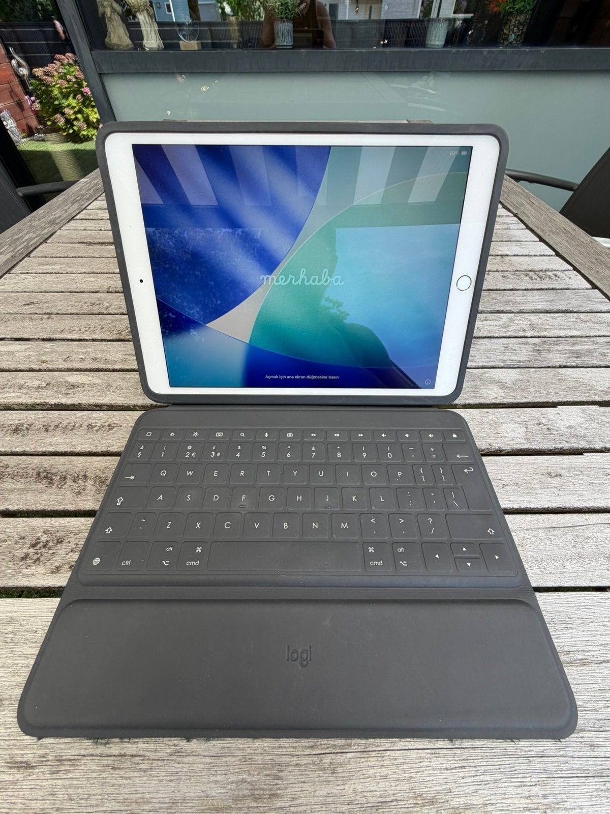 Ipad Air 3e gen rosegold wi-fi 64GB, Pencil, logi folio, Gebruikt, A2152, 64 GB, Wi-Fi