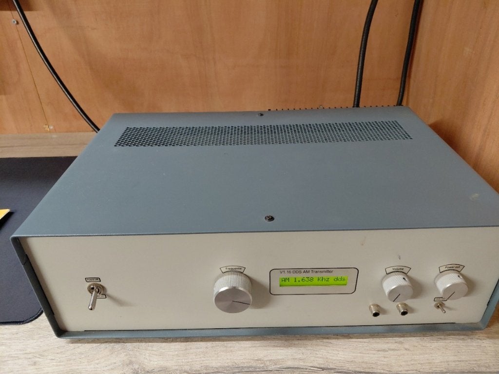 Middengolf zender  regelbaar  0/50 Watt, Ophalen of Verzenden, Gebruikt, Zender