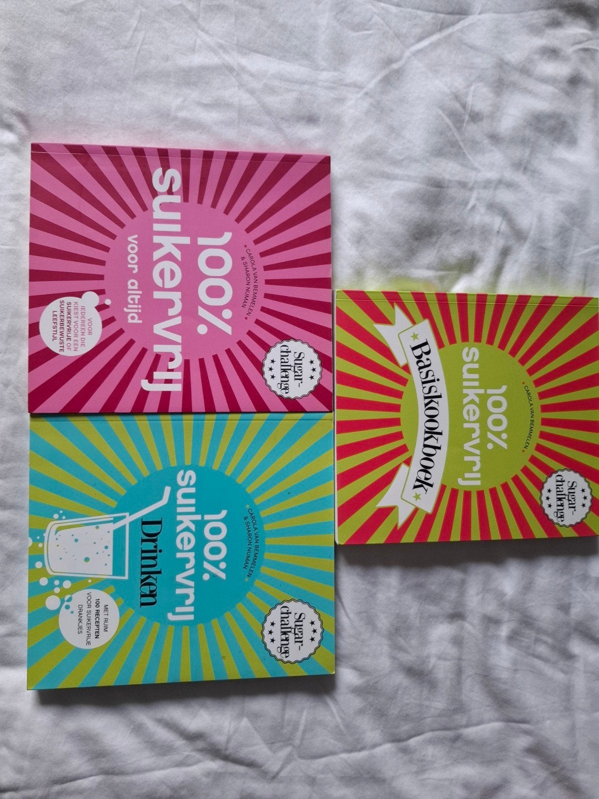 100% Suikervrij Kookboeken Set - 3 Boeken, Boeken, Ophalen, Gezond koken, Zo goed als nieuw, Hoofdgerechten