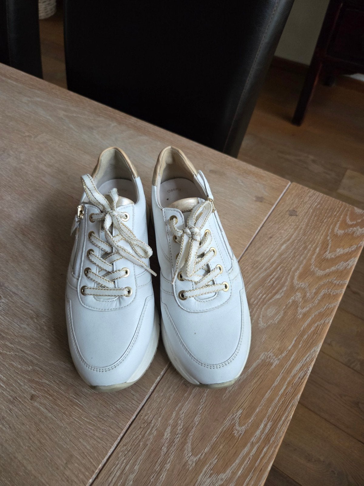leren sneakers maat 3.5 van gabor, Wit, Gabor, Ophalen of Verzenden, Sneakers of Gympen