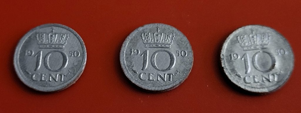 Oude munten, Postzegels en Munten, Ophalen, Koningin Wilhelmina, Overige waardes, Losse munt