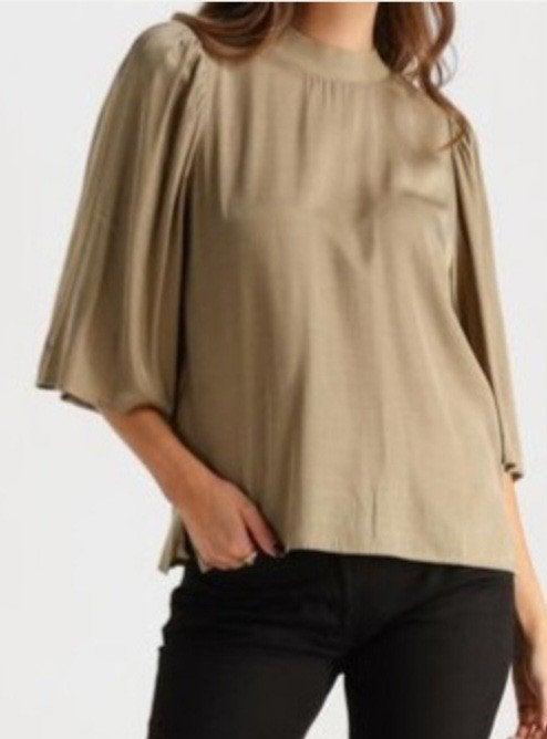 Minus blouse top tshirt zomer overhemd 42 kleding viscose, Minus, Meerkleurig, Maat 42/44 (L), Ophalen of Verzenden