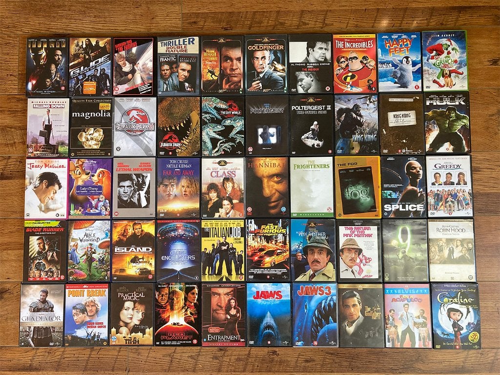 DVD Collectie - 50 Stuks, Alle leeftijden, Ophalen, Zo goed als nieuw, Inclusief doosje