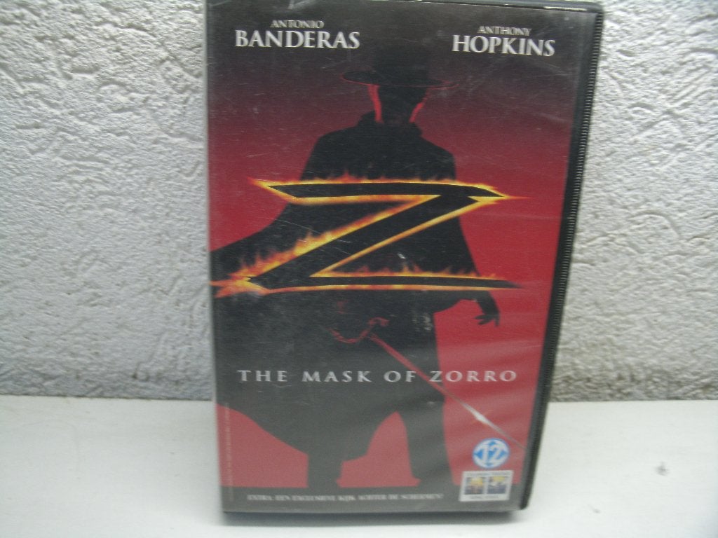 vhs 57b the mask of zorro, Cd's en Dvd's, VHS | Film, Vanaf 16 jaar, Ophalen of Verzenden, Zo goed als nieuw, Actie en Avontuur