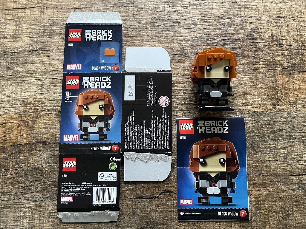 Lego BrickHeadz 41591: Black Widow GEOPEND, BrickHeadz, Lego, Ophalen of Verzenden, Zo goed als nieuw