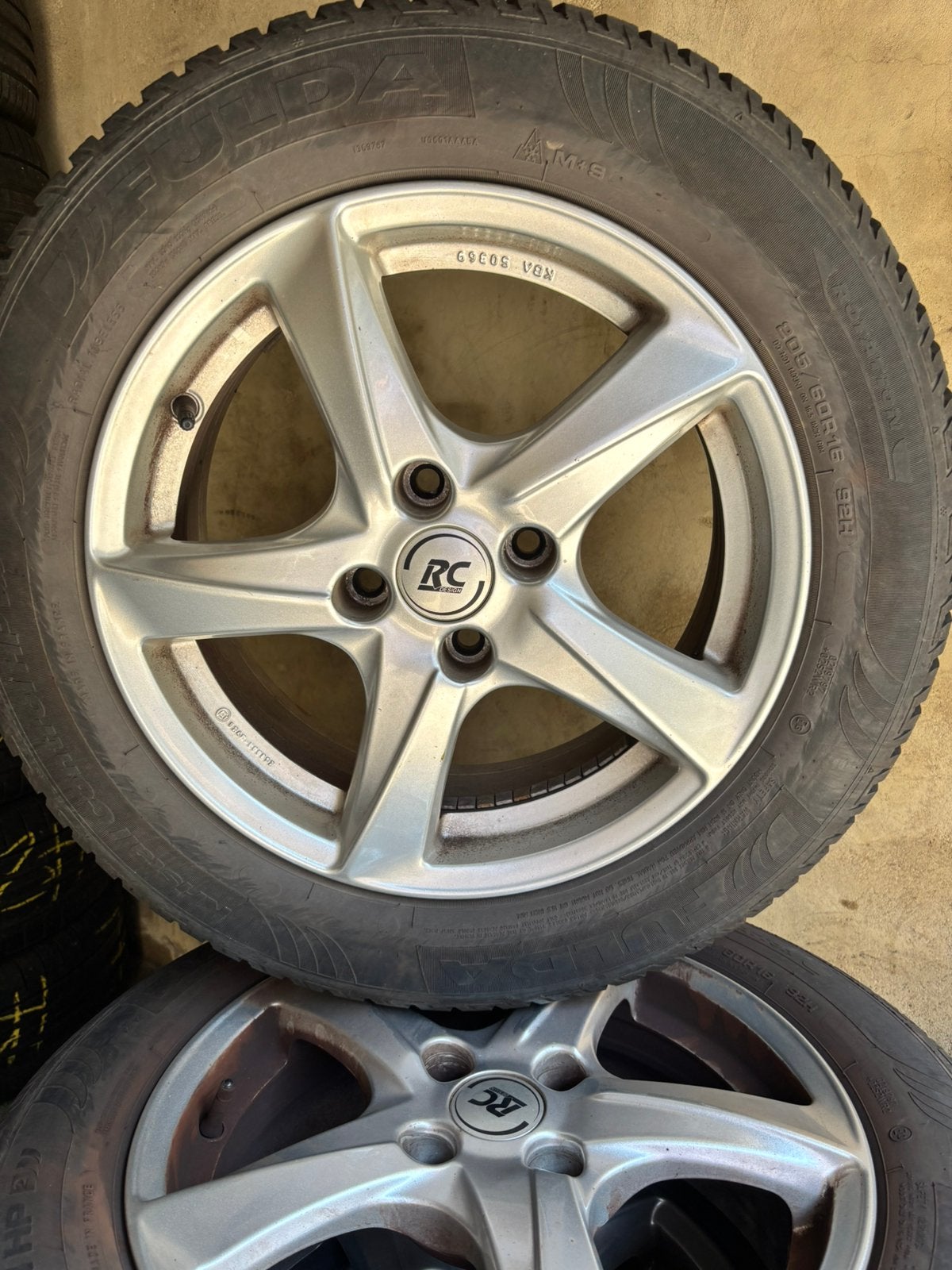 Brock RC design 16inch 4x108 205-60-16, Ophalen, Gebruikt, 16 inch, Banden en Velgen