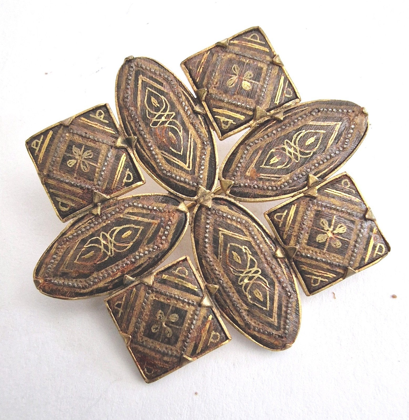 Toledo damascene broche, Verzamelen, Ophalen of Verzenden