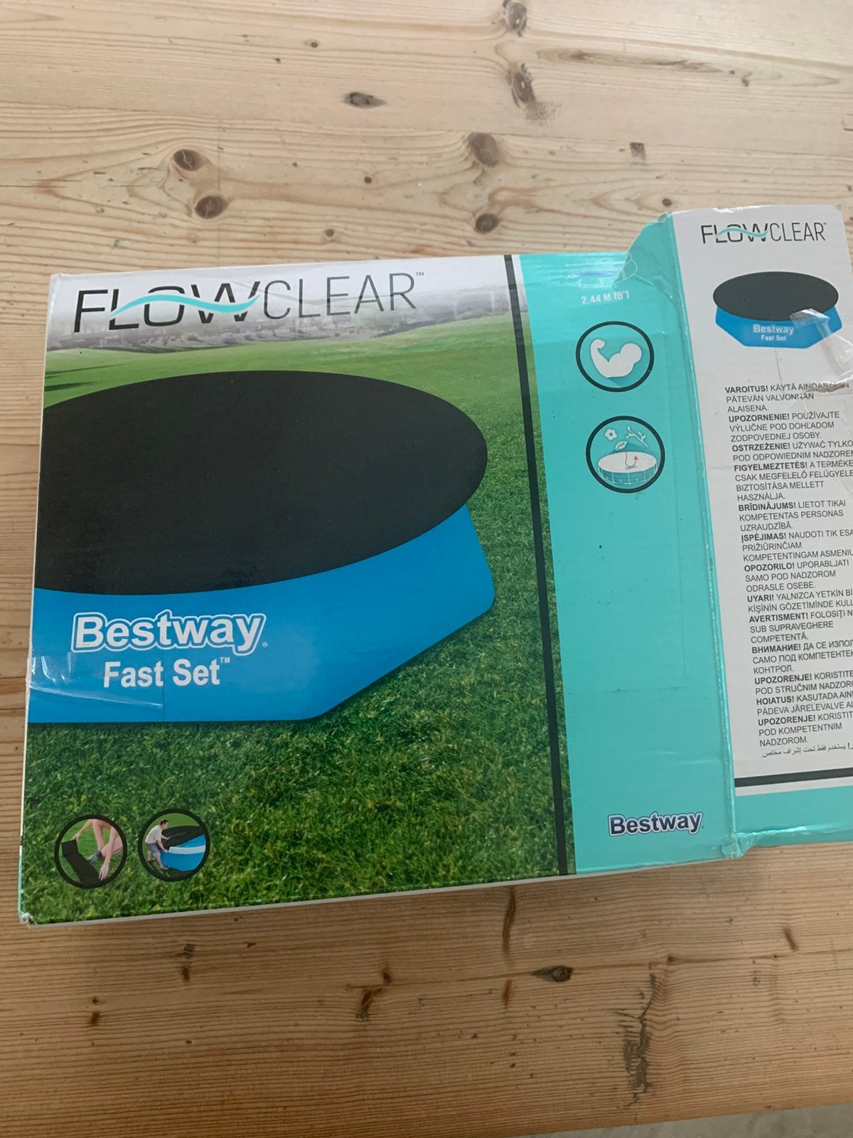 Afdekzeil zwembad 2.44m bestway, Ophalen of Verzenden, Nieuw, Afdekzeil