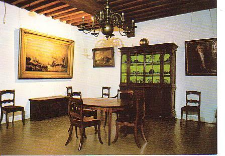 Ansichtkaart	Brielle	Tromp museum	Interieur, Verzenden, 1960 tot 1980, Gelopen, Zuid-Holland