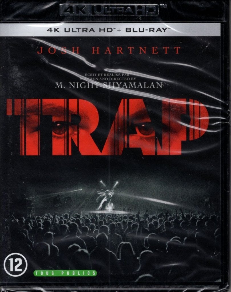 Trap - 4K + Bluray - nieuw in seal - met NL ondertiteling, Cd's en Dvd's, Blu-ray, Engels, Verzenden, 4K Ultra HD Blu-ray, Info@warnerbros.com