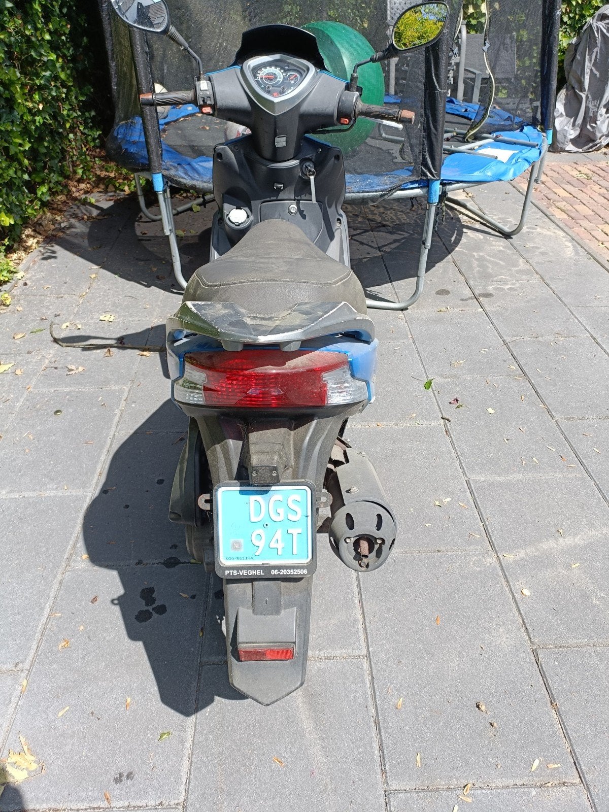Kymco agility 16+ blauw,kickstarter werkt niet., Ophalen, Gebruikt, Kymco, Benzine
