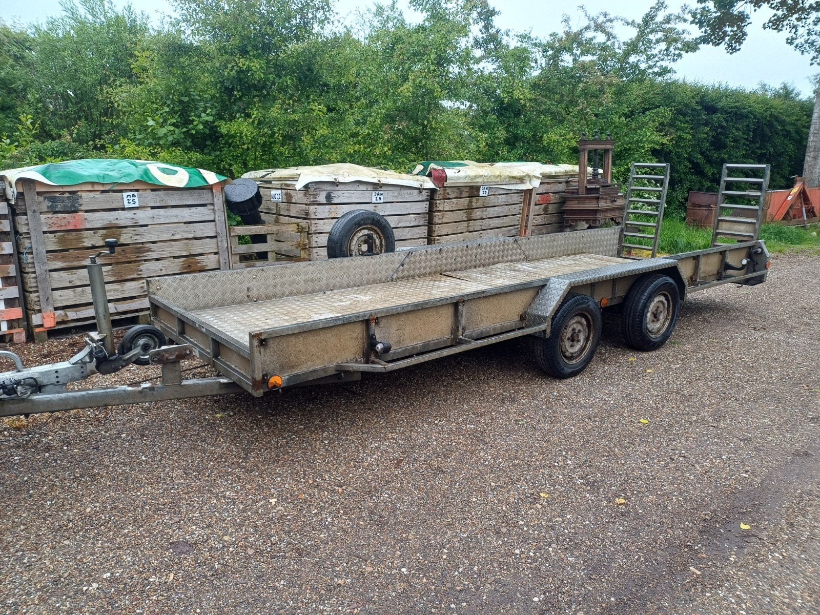 veldhuizen aanhanger machinetransporter multitransporter, Auto diversen, Ophalen of Verzenden