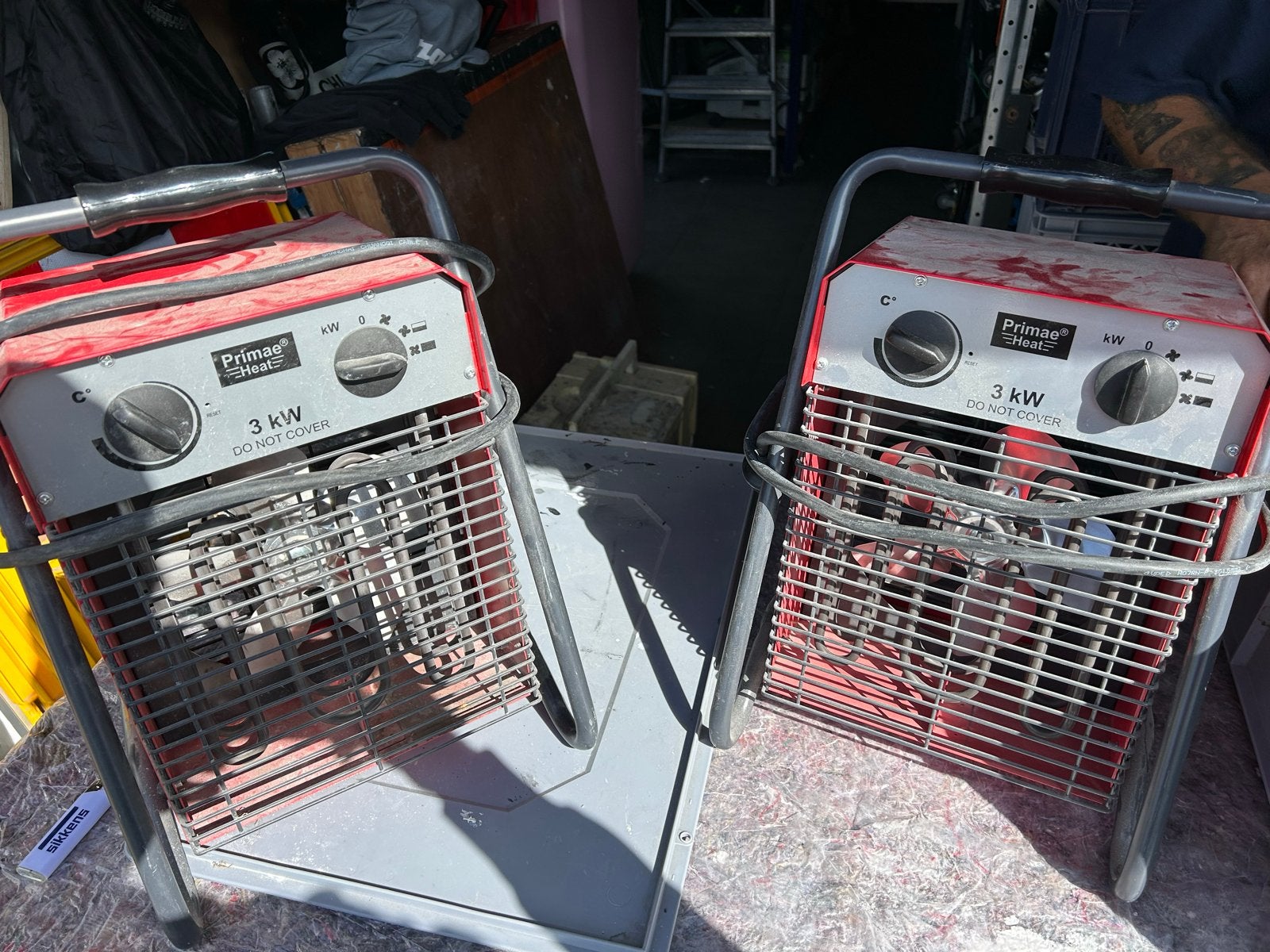 2x Primae Heat 3 kW elektrische kachels, Ophalen, Gebruikt, 800 watt of meer, Kachel