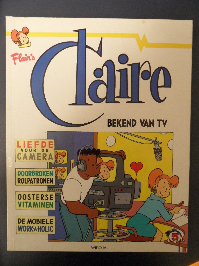Flair's Claire. Nr 5. Bekend van de tv., Boeken, Eén stripboek, Ophalen of Verzenden, Gelezen