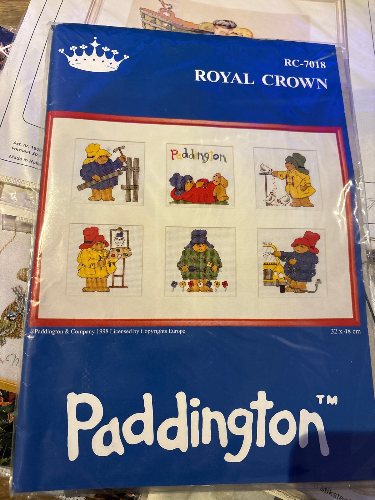 Nieuw Borduurpakket Royal Crown Paddington Beer, Verzenden, Nieuw, Handborduren, Borduurpakket