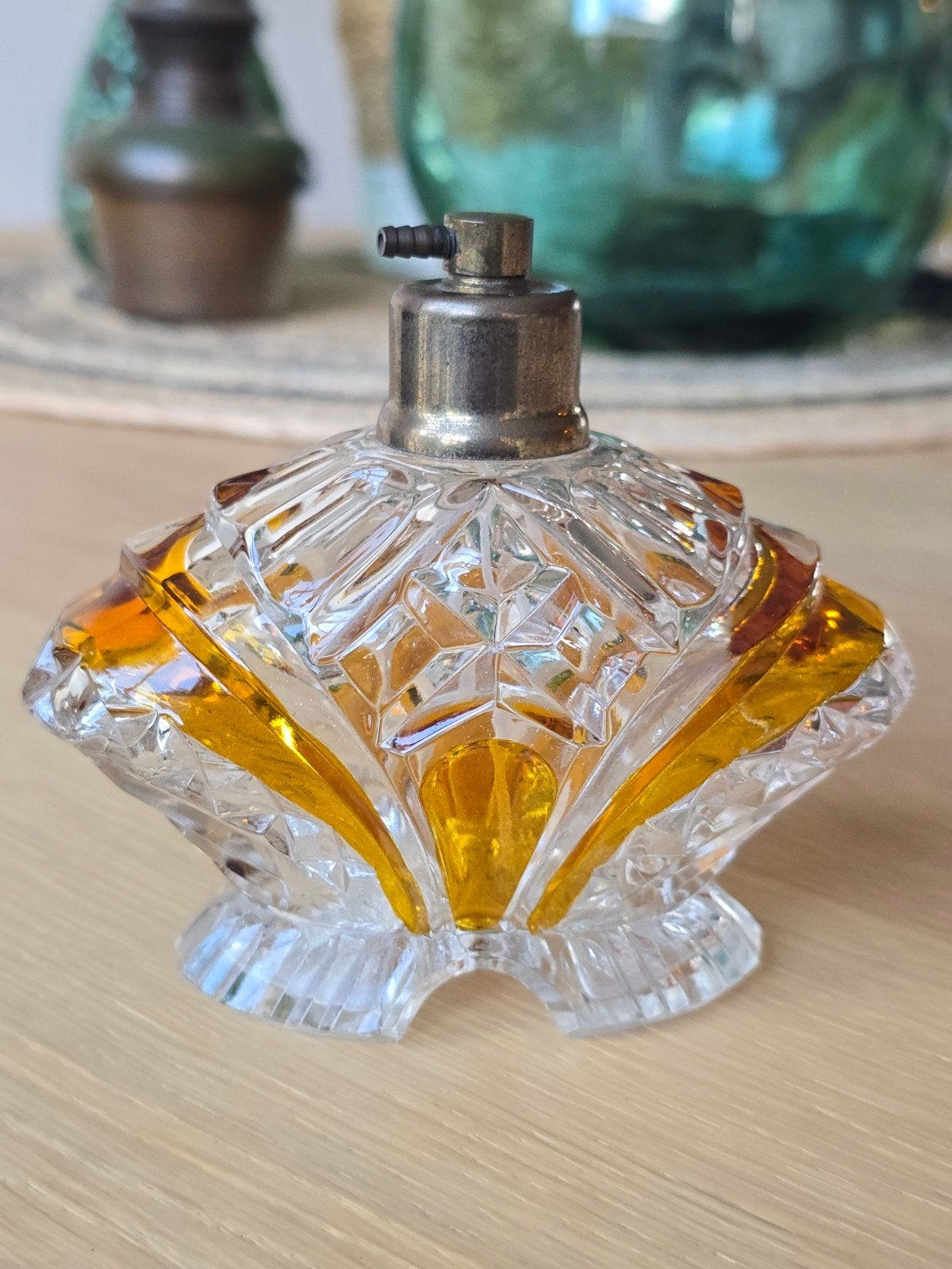 Art Deco Stijl Amberkleur Parfum

Toiletset Boudoir Bleikris, Ophalen of Verzenden