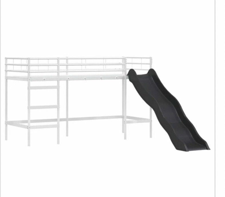 vidaXL Hoogslaper voor kinderen 90 x 200 cm – Wit, Ophalen, Gebruikt, Hoogslaper, Eenpersoons