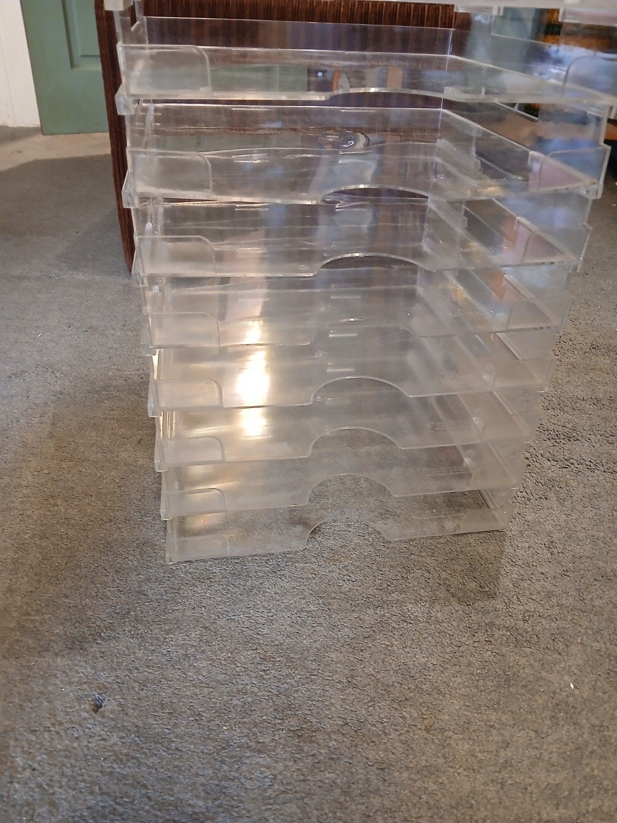 Opbergrekken voor LP's - Exclusief LP's, Ophalen of Verzenden, Gebruikt, Kunststof