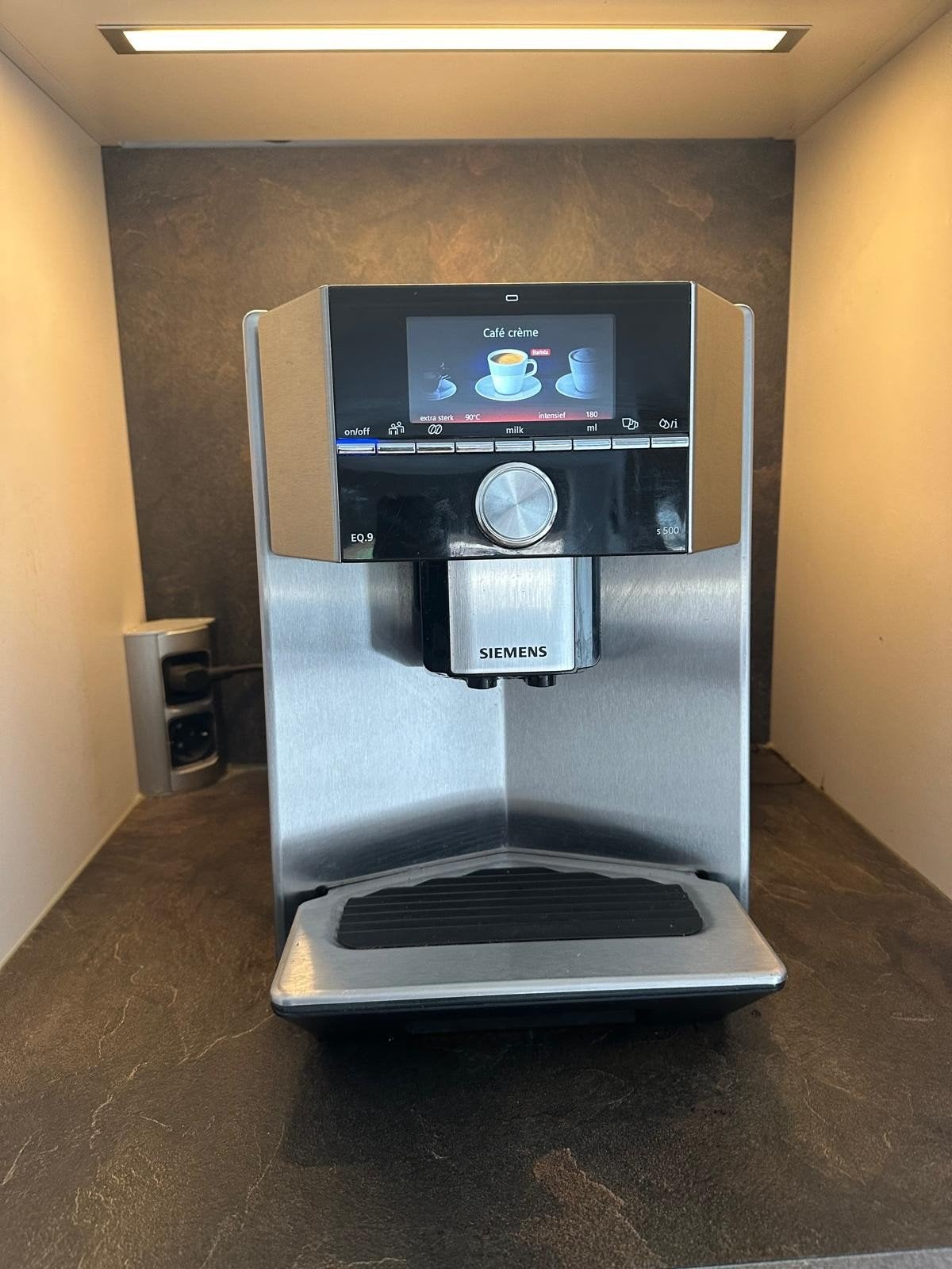 Siemens EQ.9 S500 volautomatische koffiemachine, Witgoed en Apparatuur, Koffiezetapparaten, Ophalen of Verzenden, Gebruikt