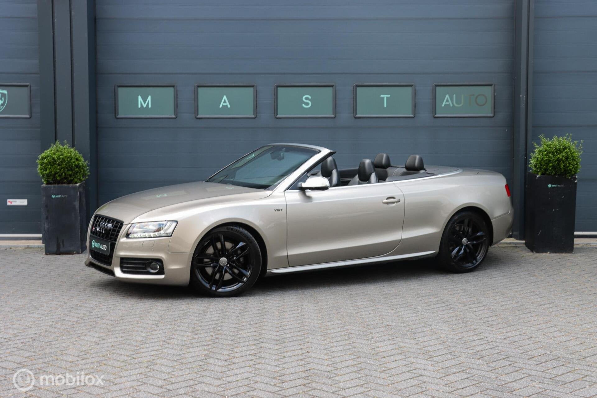Audi S5 cabriolet 3.0 TFSI quattro|EXCLUSIVE|RS-STOELEN|B&O|, Auto's, Automaat, Euro 5, Gebruikt, Zwart