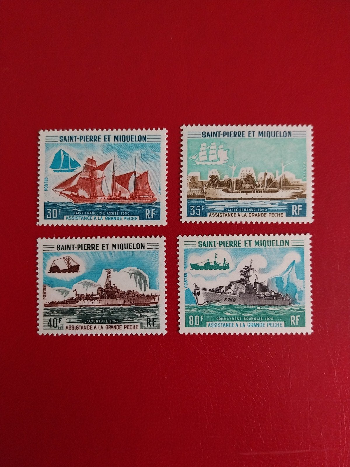 St.Pierre& Miquelon 410-413 schepen 1971 postfris 235 euro y, Ophalen of Verzenden, Overige thema's
