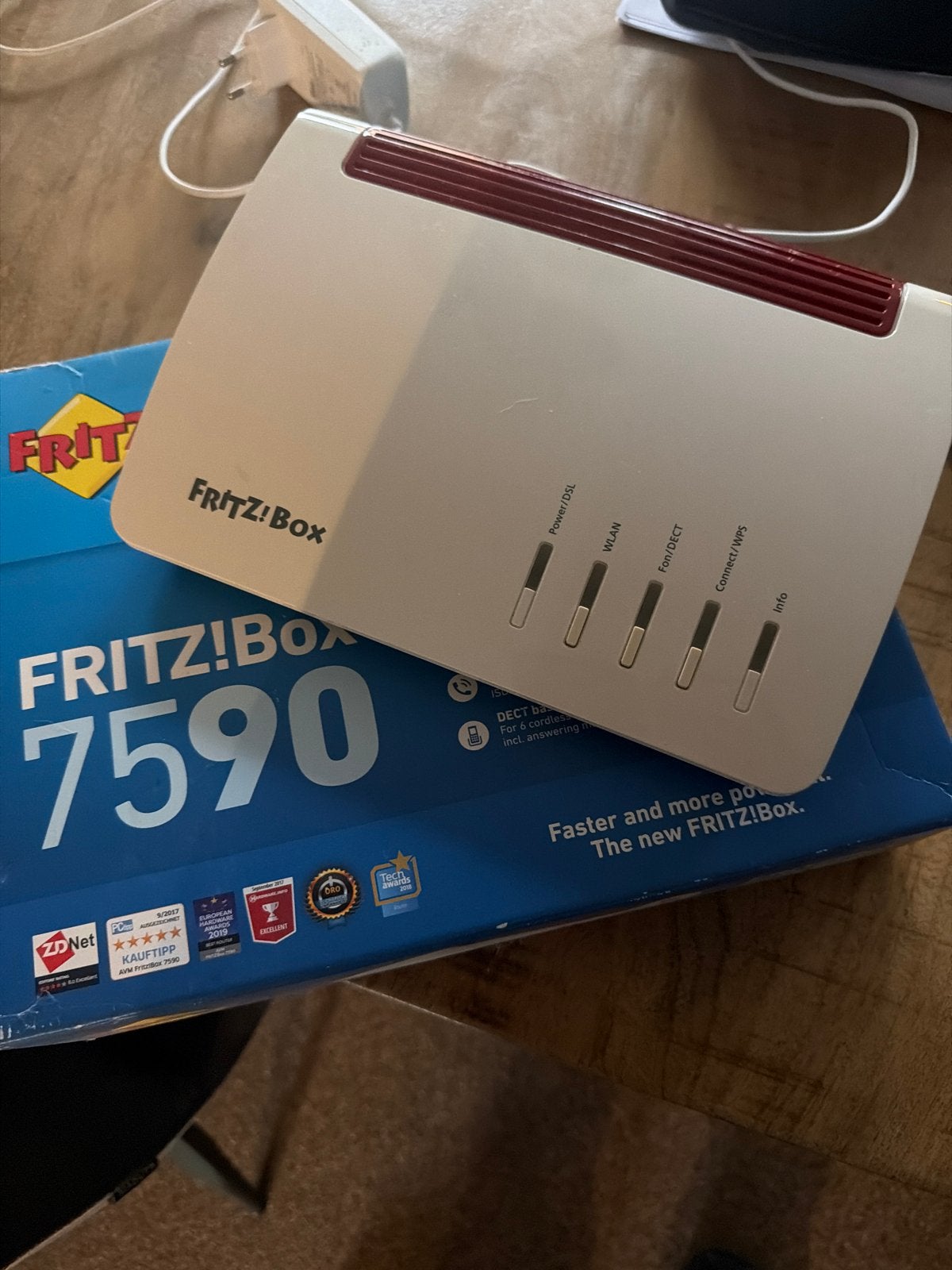 FRITZ!Box 7590 - Snelle en krachtige DSL-router, Computers en Software, Ophalen of Verzenden, Gebruikt, Router