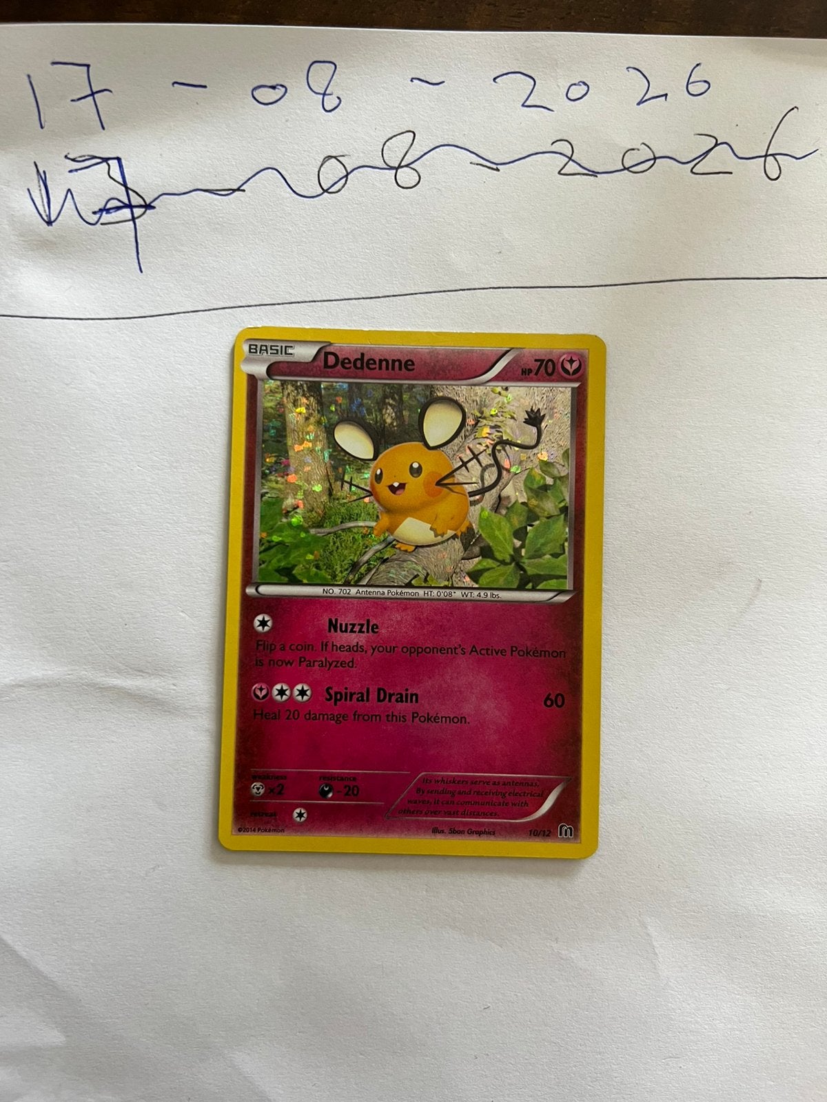 Pokémon Dedenne 10/12 – McDonald’s 2016, Ophalen of Verzenden, Zo goed als nieuw