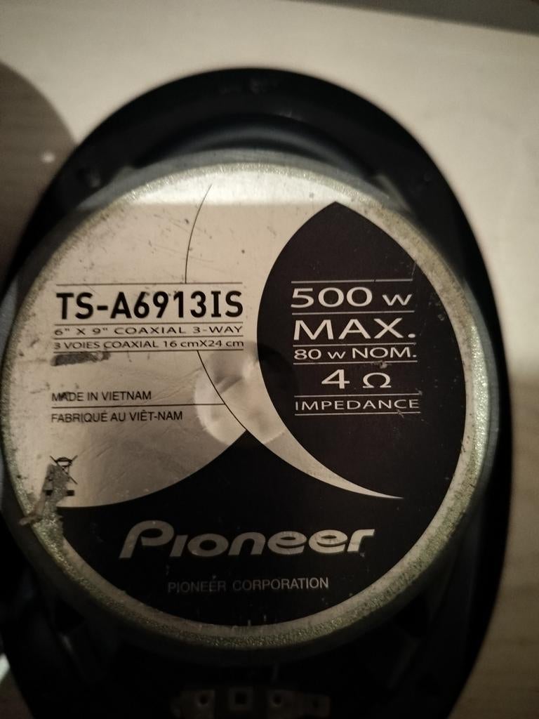 Pioneer speakers 500W, Ophalen of Verzenden