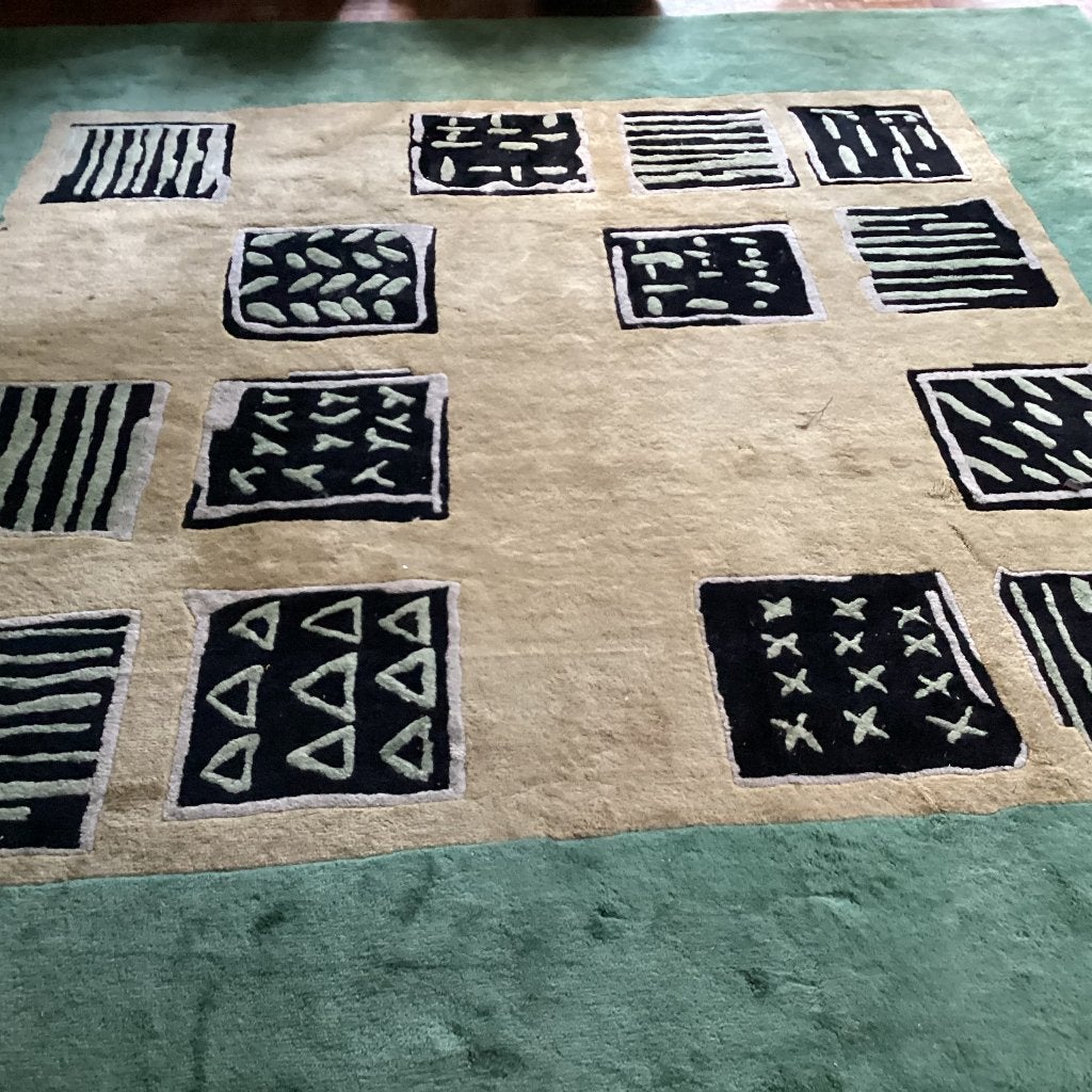 Modern Vloerkleed met Geometrische Patronen, Ophalen, Gebruikt, 200 cm of meer, 200 cm of meer