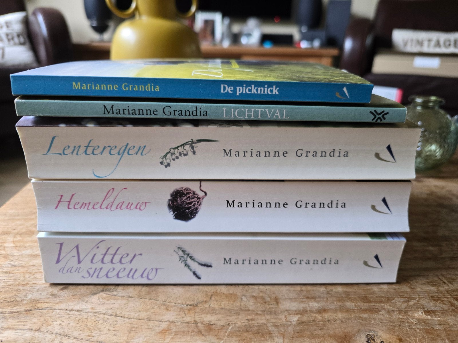 Boeken van Marianne Grandia (5 stuks), Boeken, Ophalen of Verzenden, Gelezen, Marianne Grandia, Nederland