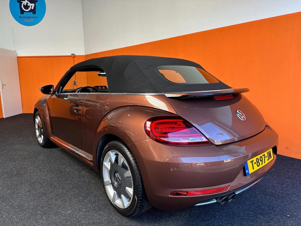Volkswagen Beetle Cabriolet 1.4 Automaat DSG | Cabrio | Clim, Auto's, Volkswagen, Stof, Gebruikt, 4 cilinders, 4 stoelen