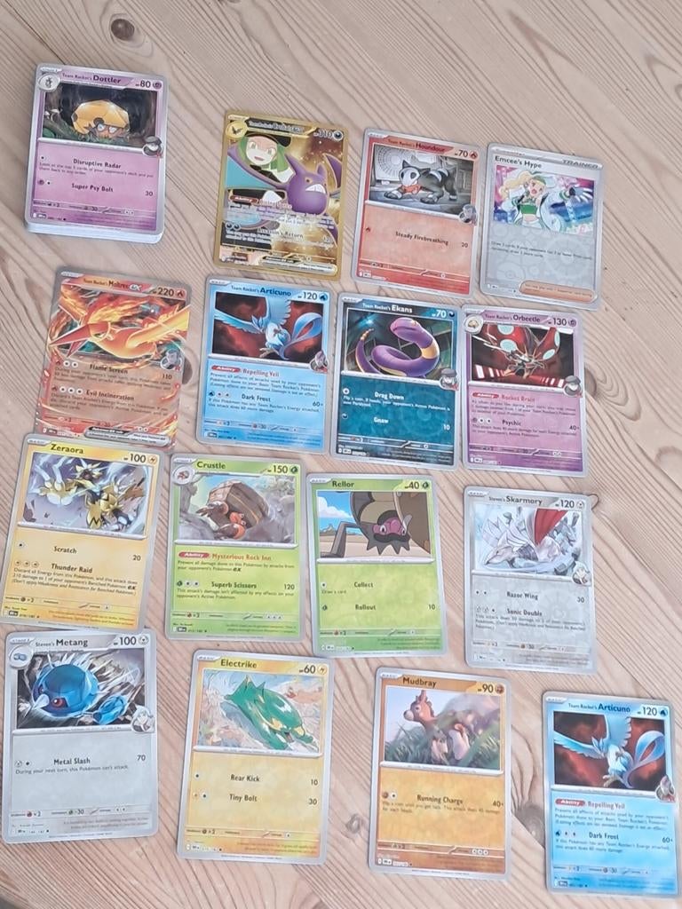 Pokémon DRI, Ophalen, Zo goed als nieuw, Meerdere kaarten, Foil