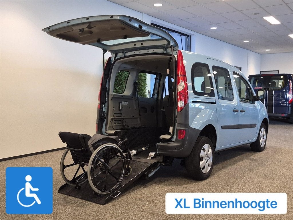 Renault Kangoo Rolstoelauto XXL-Ombouw (150cm binnenhoogte), Auto's, Renault, 12 maanden, Blauw, Handgeschakeld, Kangoo