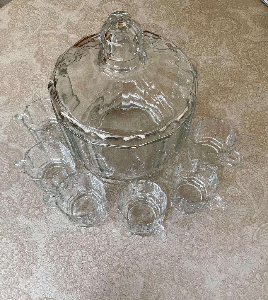 Vintage Bowlset, Huis en Inrichting, Keuken | Servies, Ophalen, Glas of Glazen, Overige stijlen, Glas