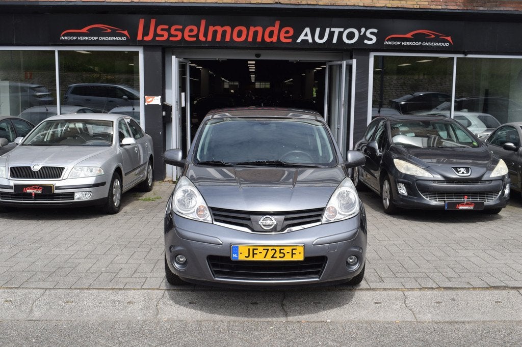 Nissan Note 1.6 Life + Automaat PDC Climate Cruise Trekhaak, Auto's, Euro 5, Gebruikt, 750 kg, 4 cilinders