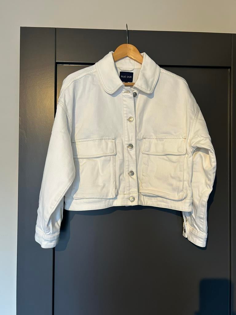 Mooi wit kort jasje van Blue Daze te koop maat 40, Verzenden, Zo goed als nieuw, Maat 38/40 (M), Wit