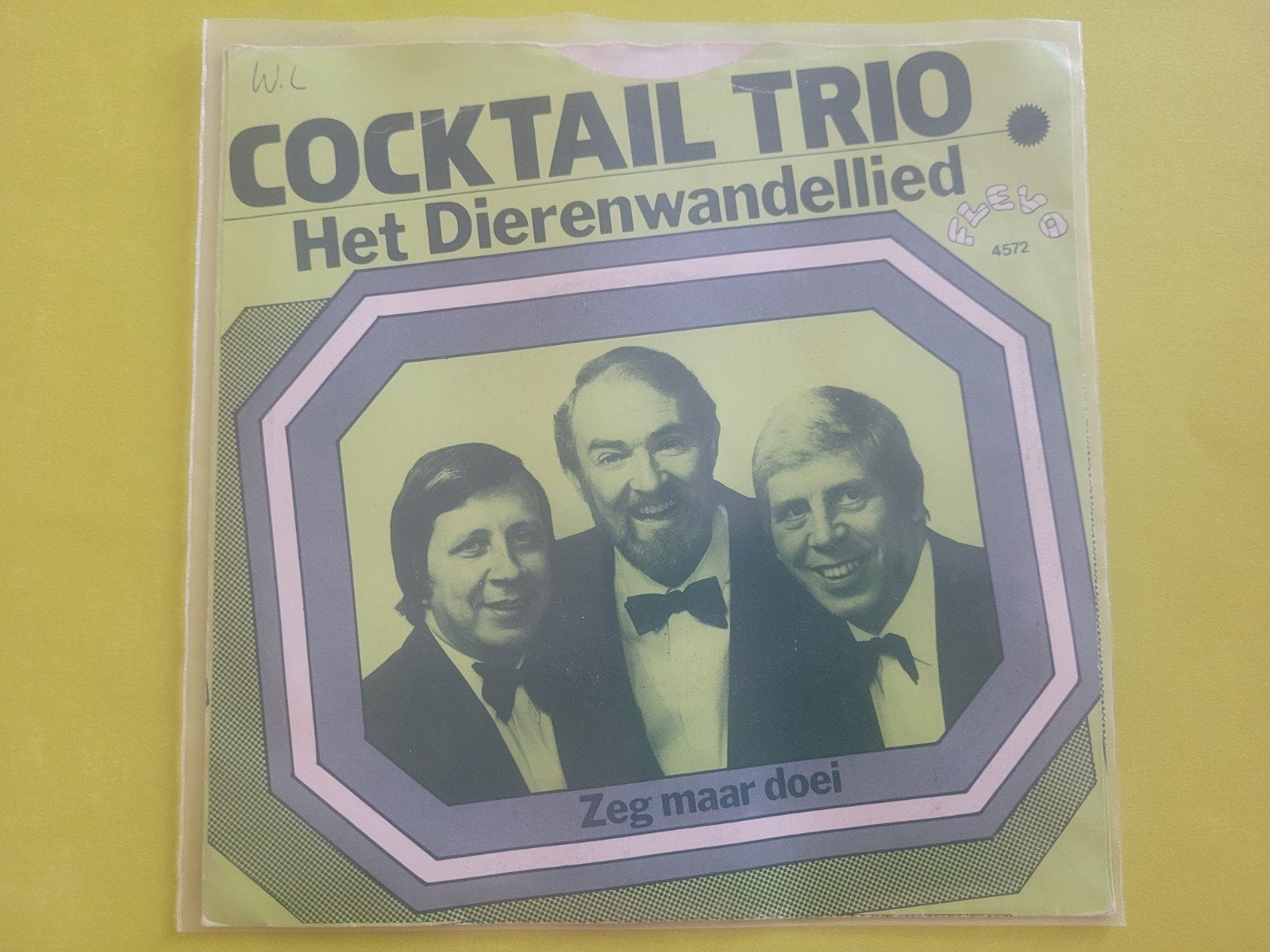 Cocktail Trio - Het dierenwandellied  - Zeg maar doei., Ophalen, Zo goed als nieuw, Overige formaten, Levenslied of Smartlap